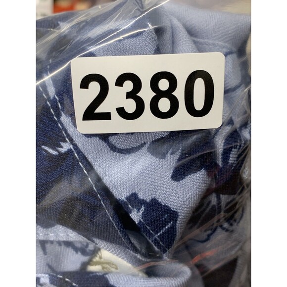 Good Life Short Sleeve Button Up Shirt 2XL Blue Floral 100% Silk Chest Pocket - Picture 13 of 13